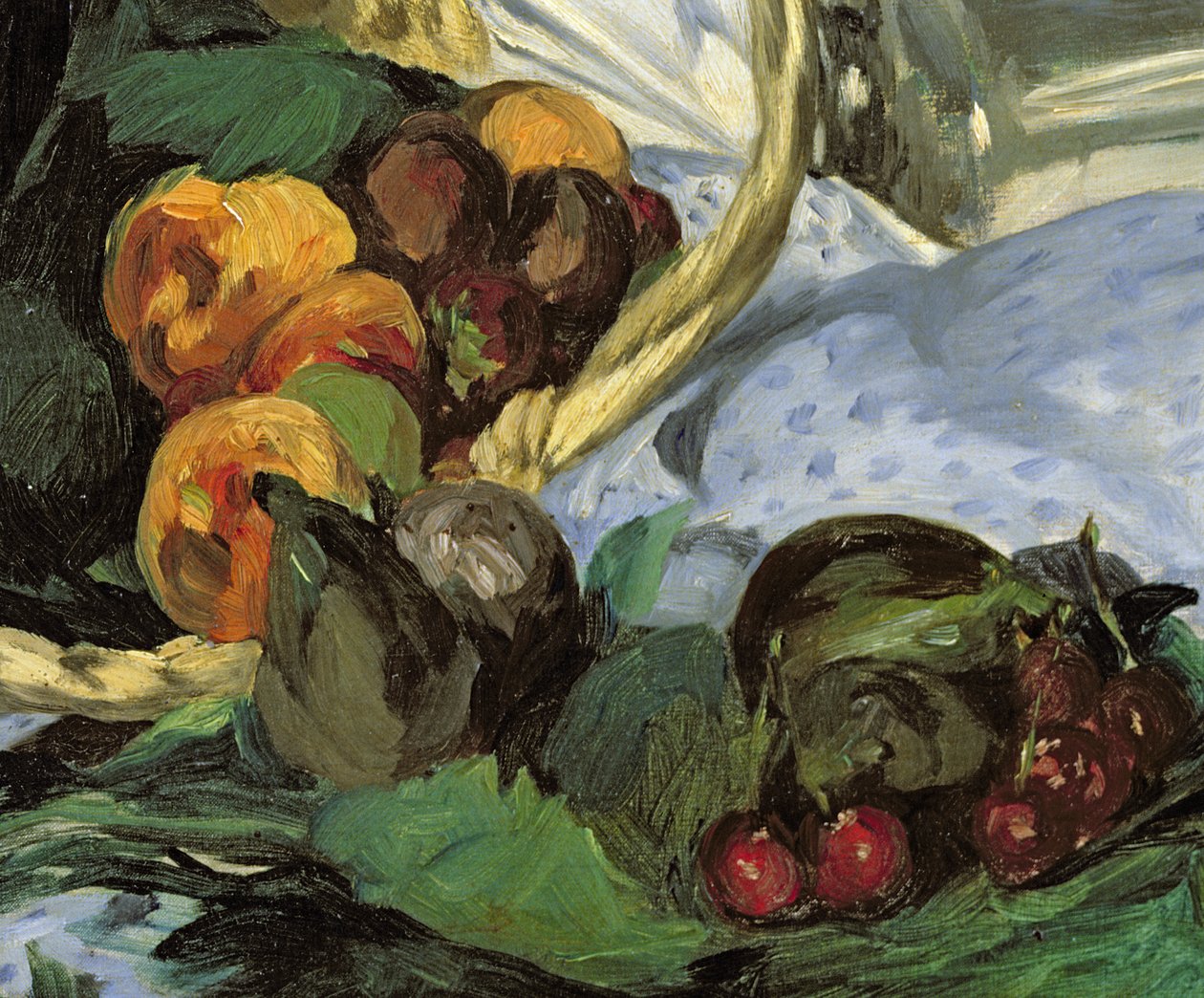 Dejeuner sur lHerbe, 1863 öljy kankaalle yksityiskohta vuodelta 2310 tekijältä Édouard Manet