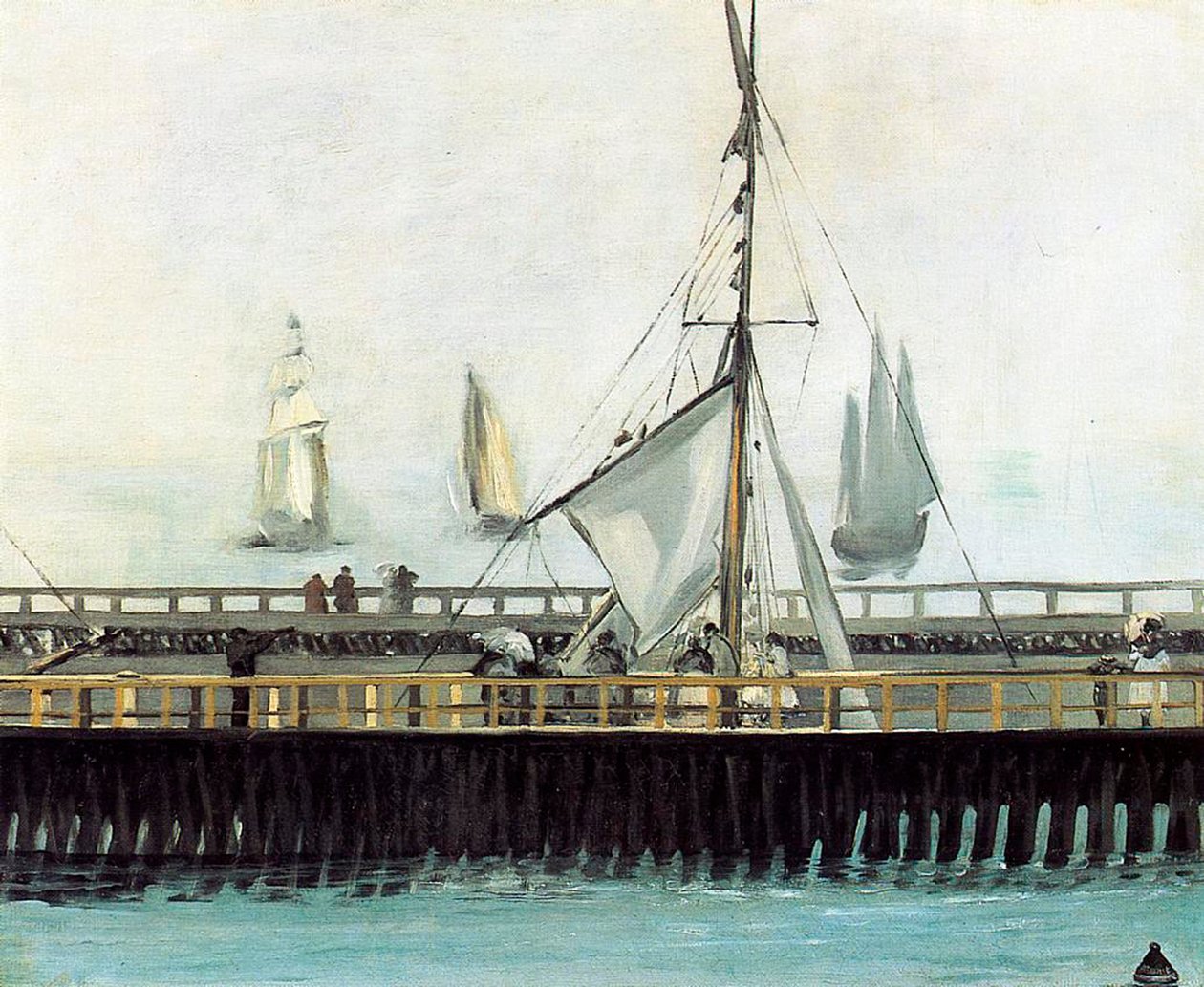 Boulognen laituri, 1869 tekijältä Édouard Manet