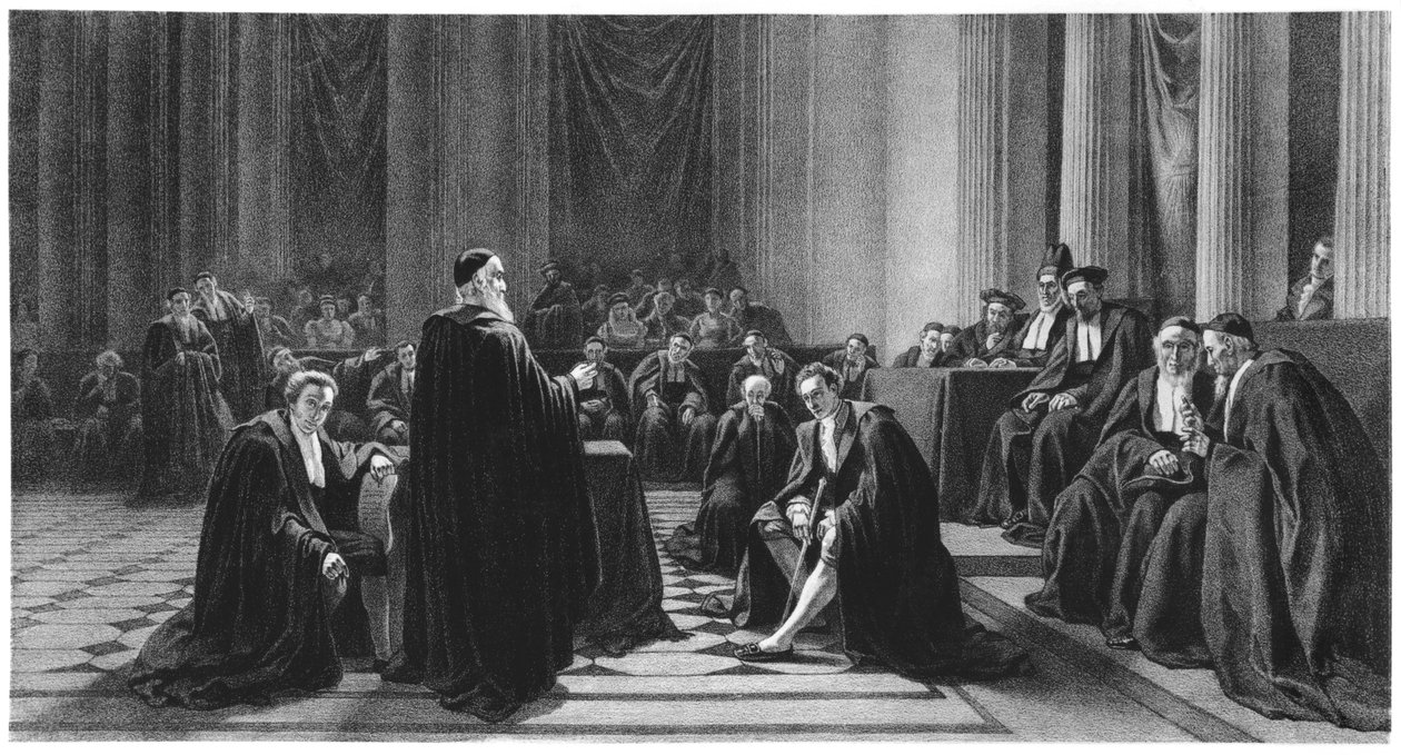 Ranskan israelilaisten suuri sanhedrin, 4. helmikuuta 1807 tekijältä Edouard Moyse