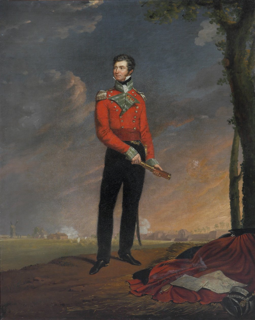 Majuri Sir Neil Campbell, 1819 tekijältä Edouard Pingret
