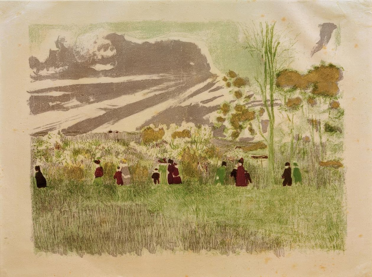 Peltojen poikki tekijältä Edouard Vuillard