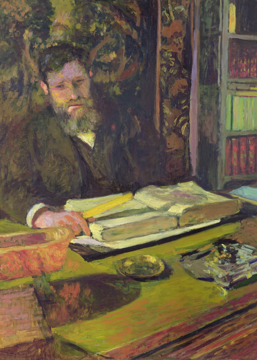 Arthur Fontaine (1860-1931) n. 1906 (öljy kortille) tekijältä Edouard Vuillard