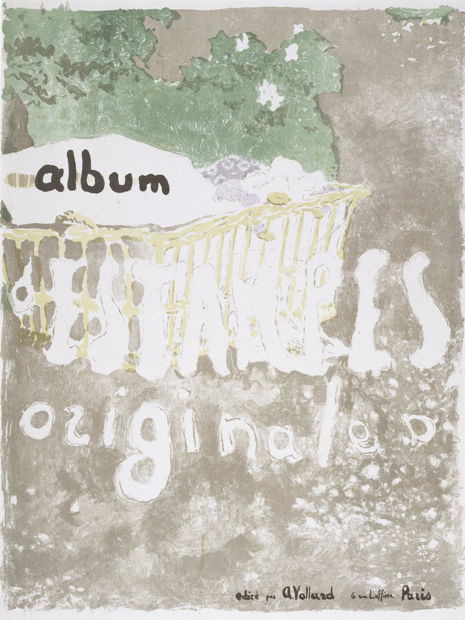 Kansi Ambrose Vollards Album of Printsille, 1898 tekijältä Edouard Vuillard