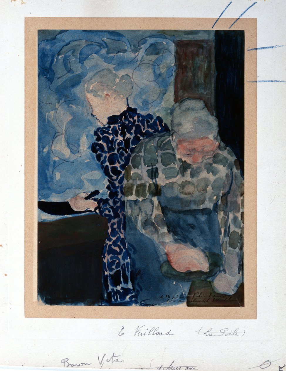 Kaksi naista Interieurissa tekijältä Edouard Vuillard