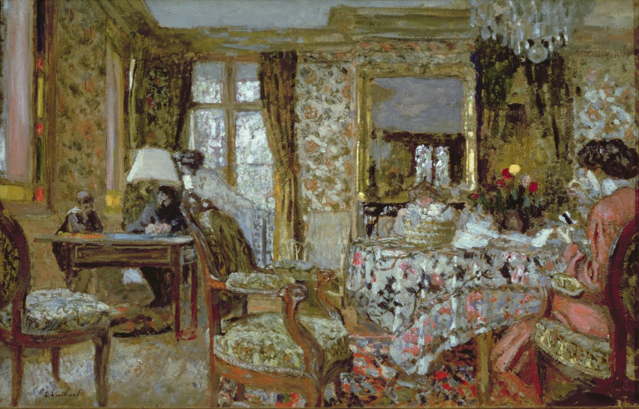 Sisustus, 1904 tekijältä Edouard Vuillard