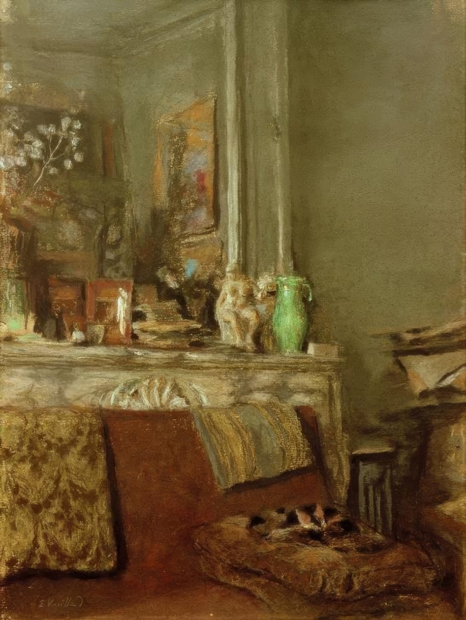 La cheminée chez Vuillard, paikka Vintimille tekijältä Edouard Vuillard