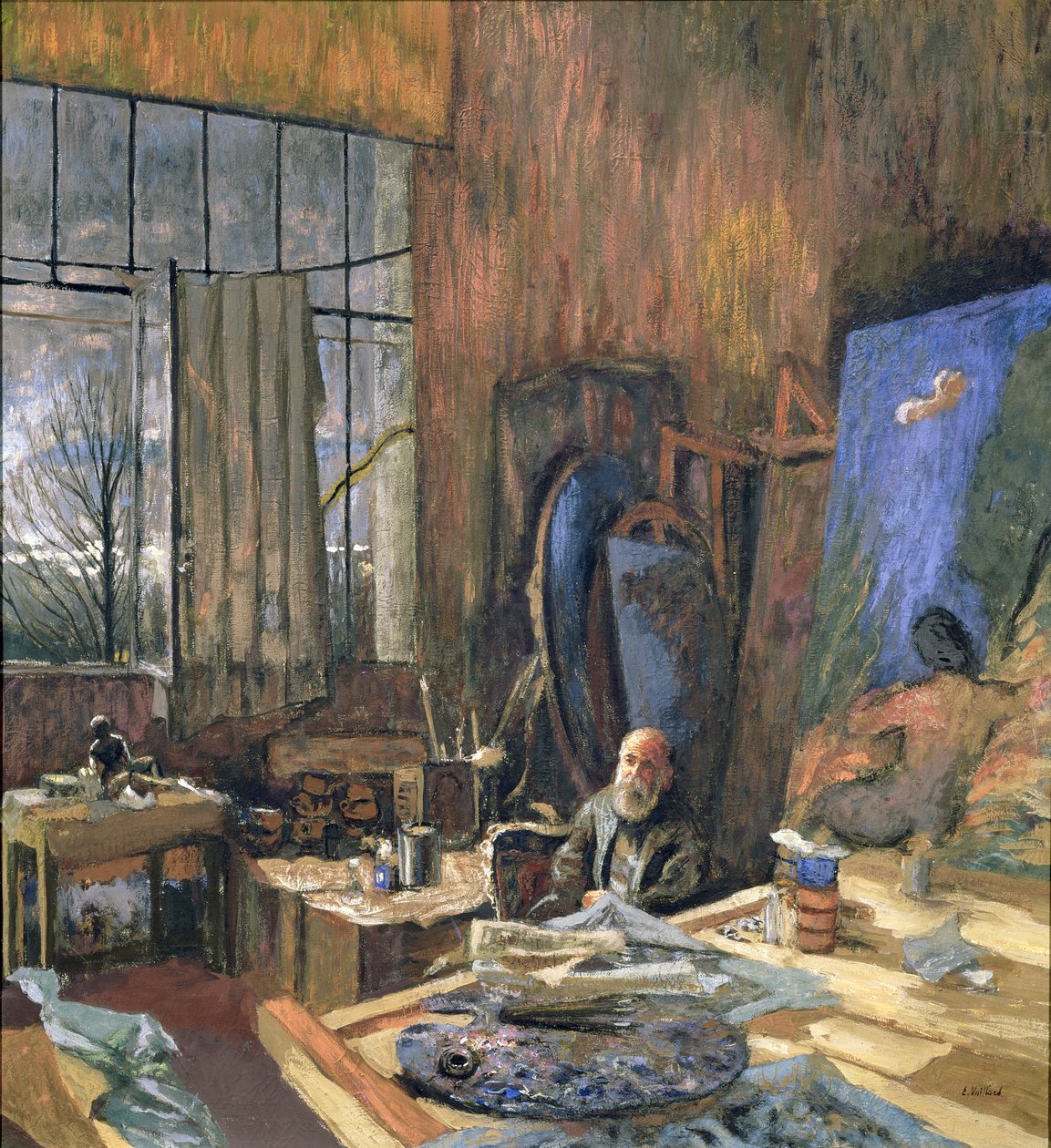 Muotokuva Ker-Xavier Rousselista (1867-1944) 1935 tekijältä Edouard Vuillard