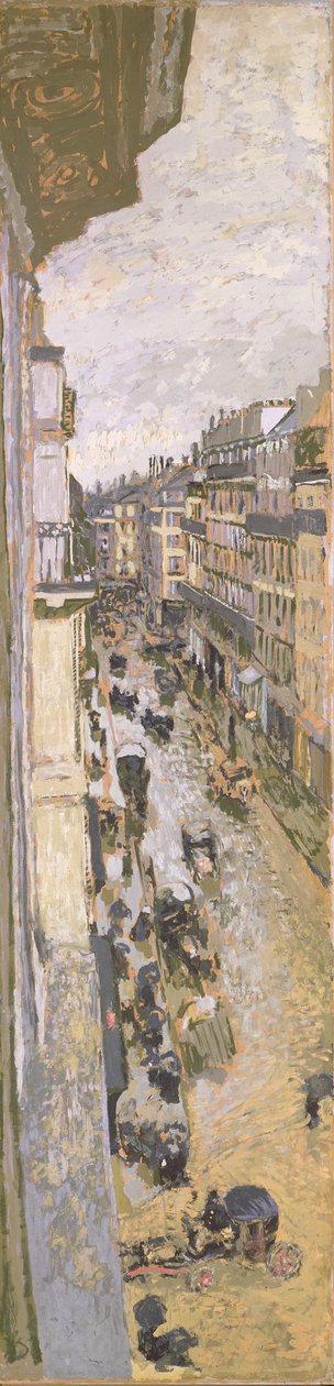Pariisin kadut, noin 1908 tekijältä Edouard Vuillard