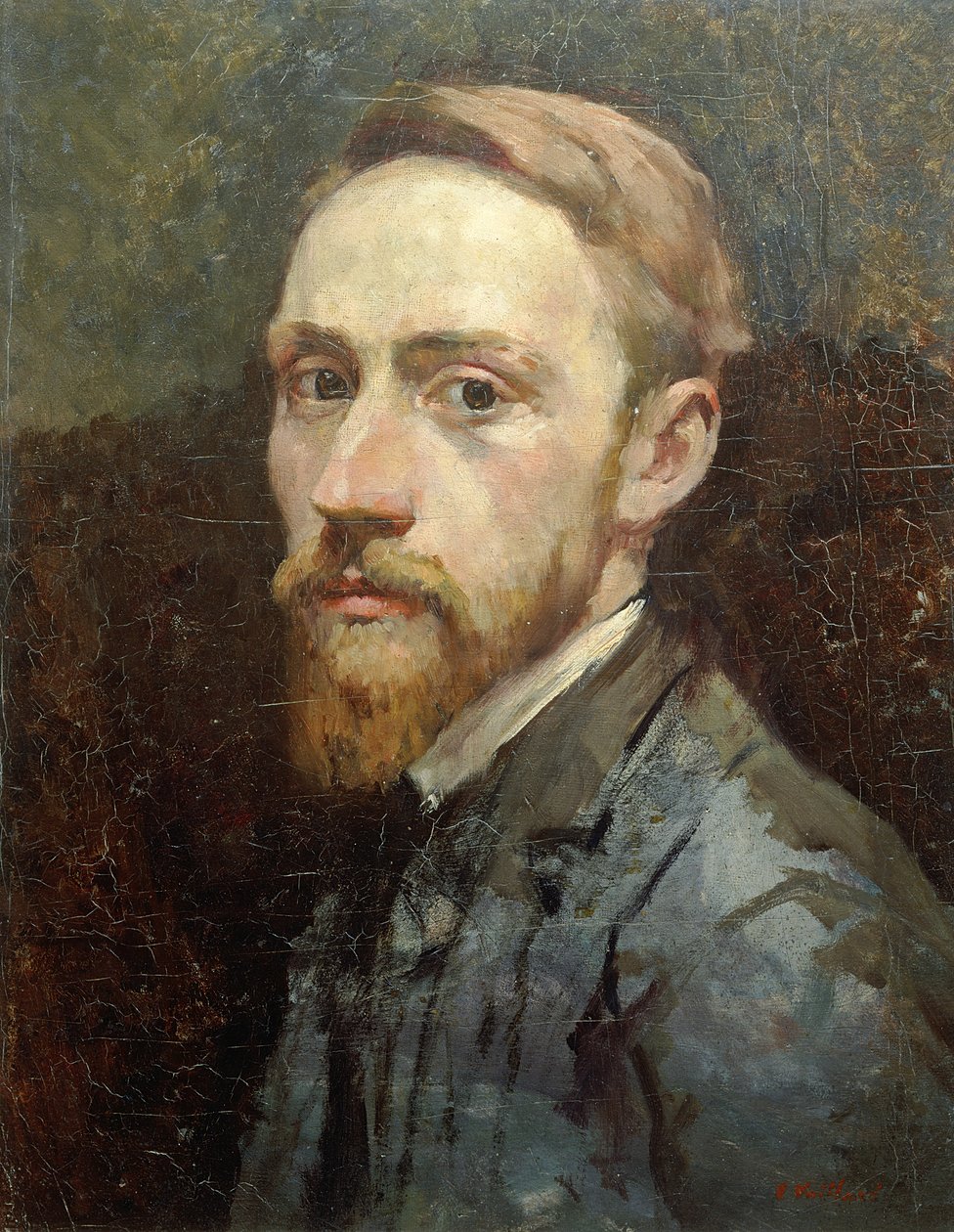 Omakuva, n. 1889-1890 tekijältä Edouard Vuillard