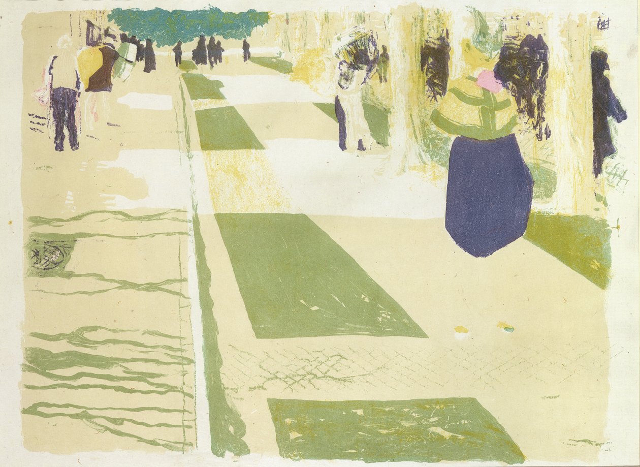 The Avenue, 189899 tekijältä Edouard Vuillard