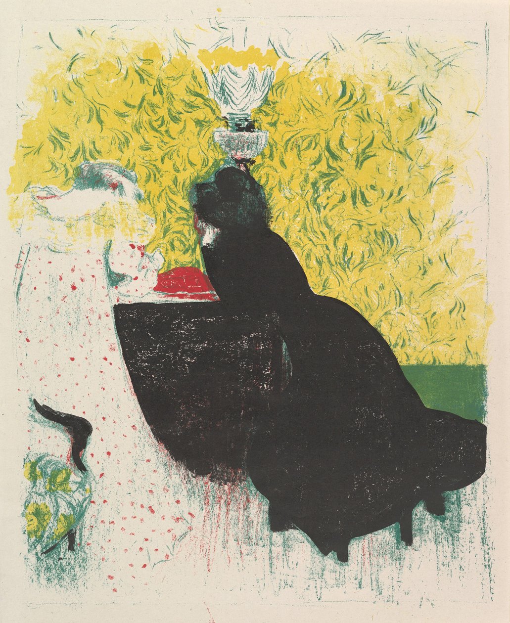 The Two Stepsisters, sarjasta Maisemat ja sisätilat, 1899 tekijältä Edouard Vuillard
