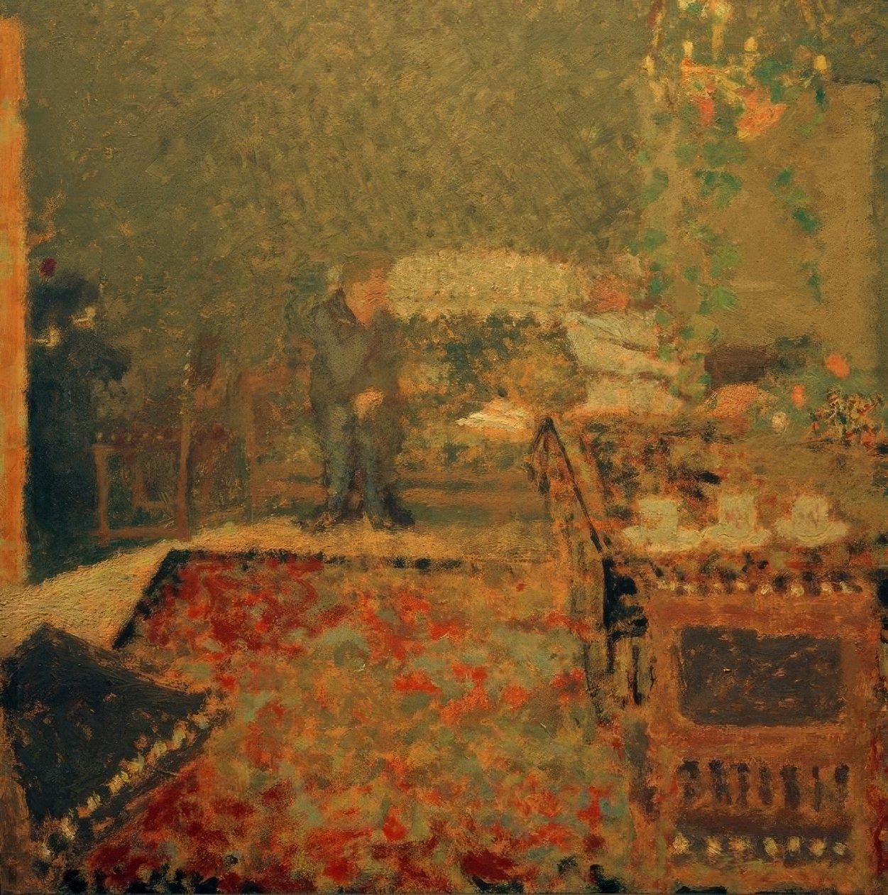 Vallottons Salon paikassa La Naz, Romanel tekijältä Edouard Vuillard