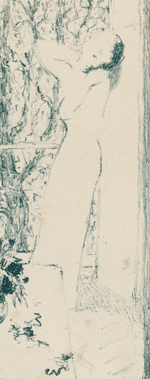 Nainen ikkunan ääressä, 1893 tekijältä Edouard Vuillard