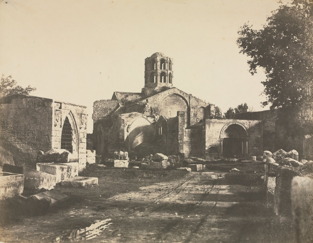 Saint-Honorat, lähellä Arlesia tekijältä Edouard Denis Baldus