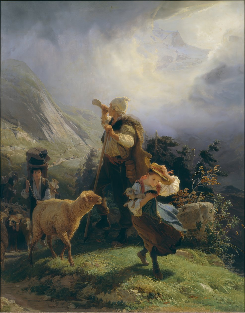 Palattuani kotiin vuorilta tekijältä Édouard-Henri Girardet