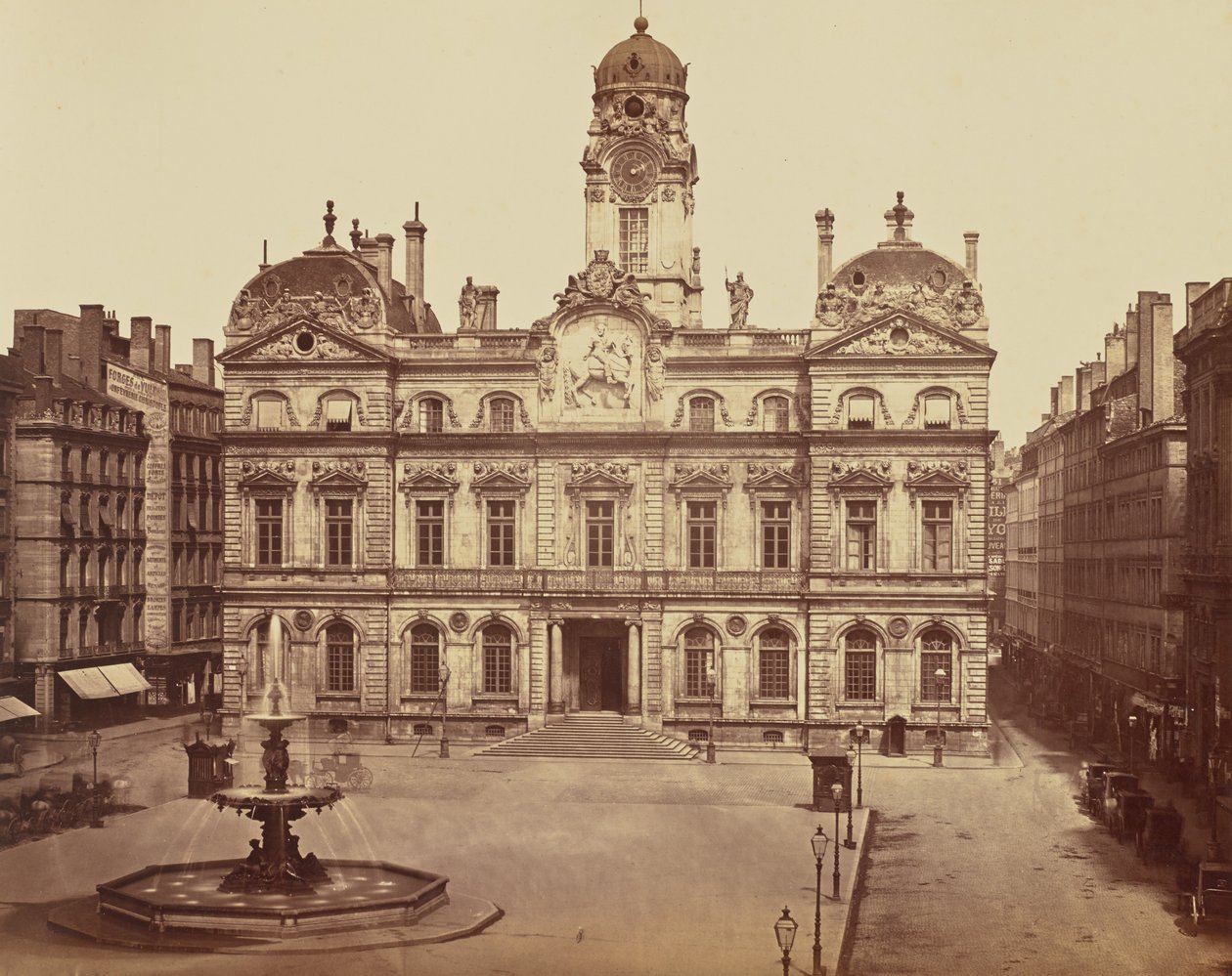 Lyon. Kaupungintalo tekijältä Édouard Baldus