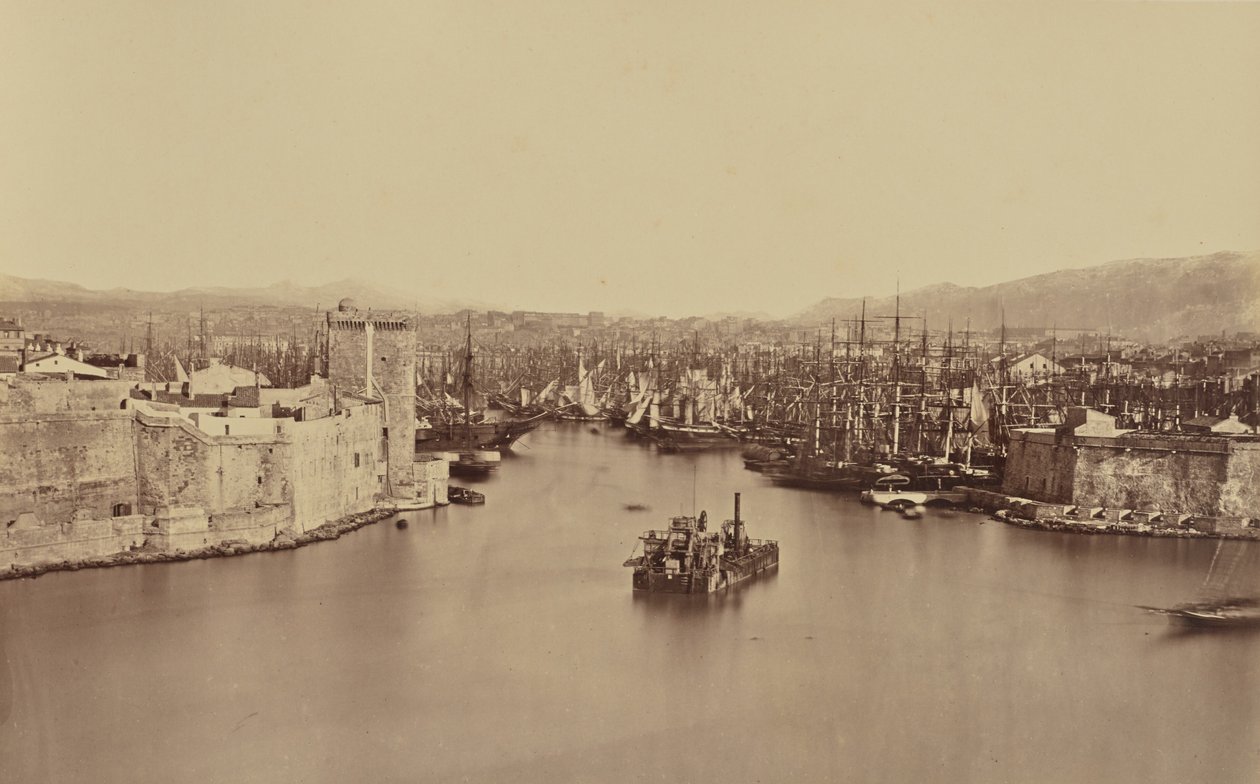 Marseille. tekijältä Édouard Baldus