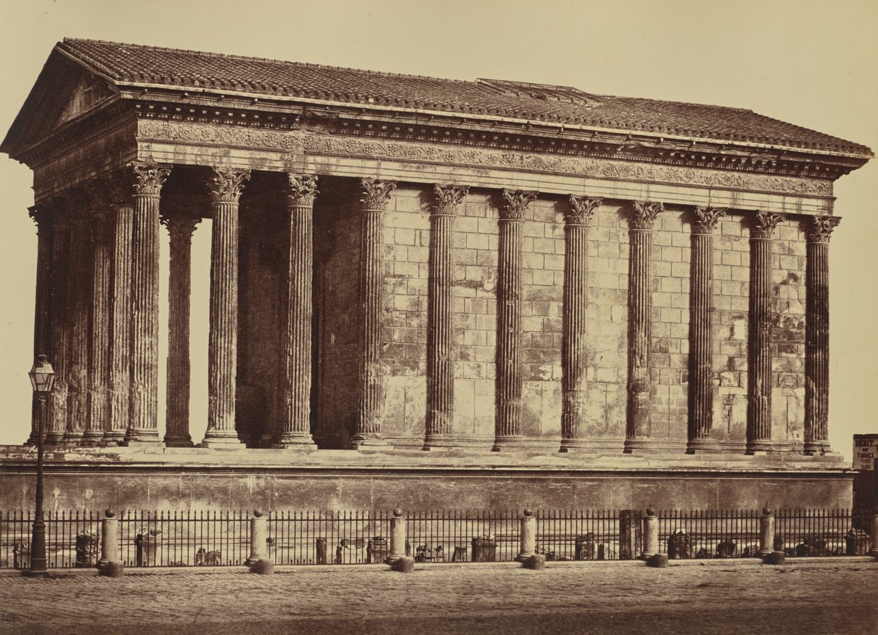 Nîmes. Maison Carrée tekijältä Édouard Baldus