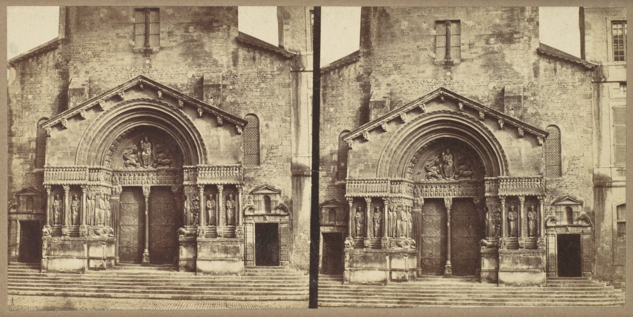 [Saint-Trophimen kirkon portaali, Arles] tekijältä Édouard Baldus
