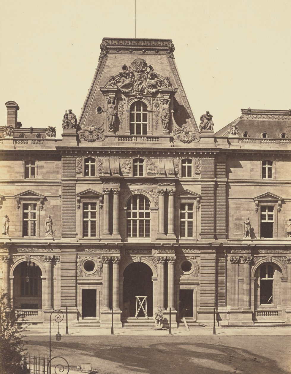 [Pavillon Colbert, Louvre, Pariisi] tekijältä Édouard Baldus