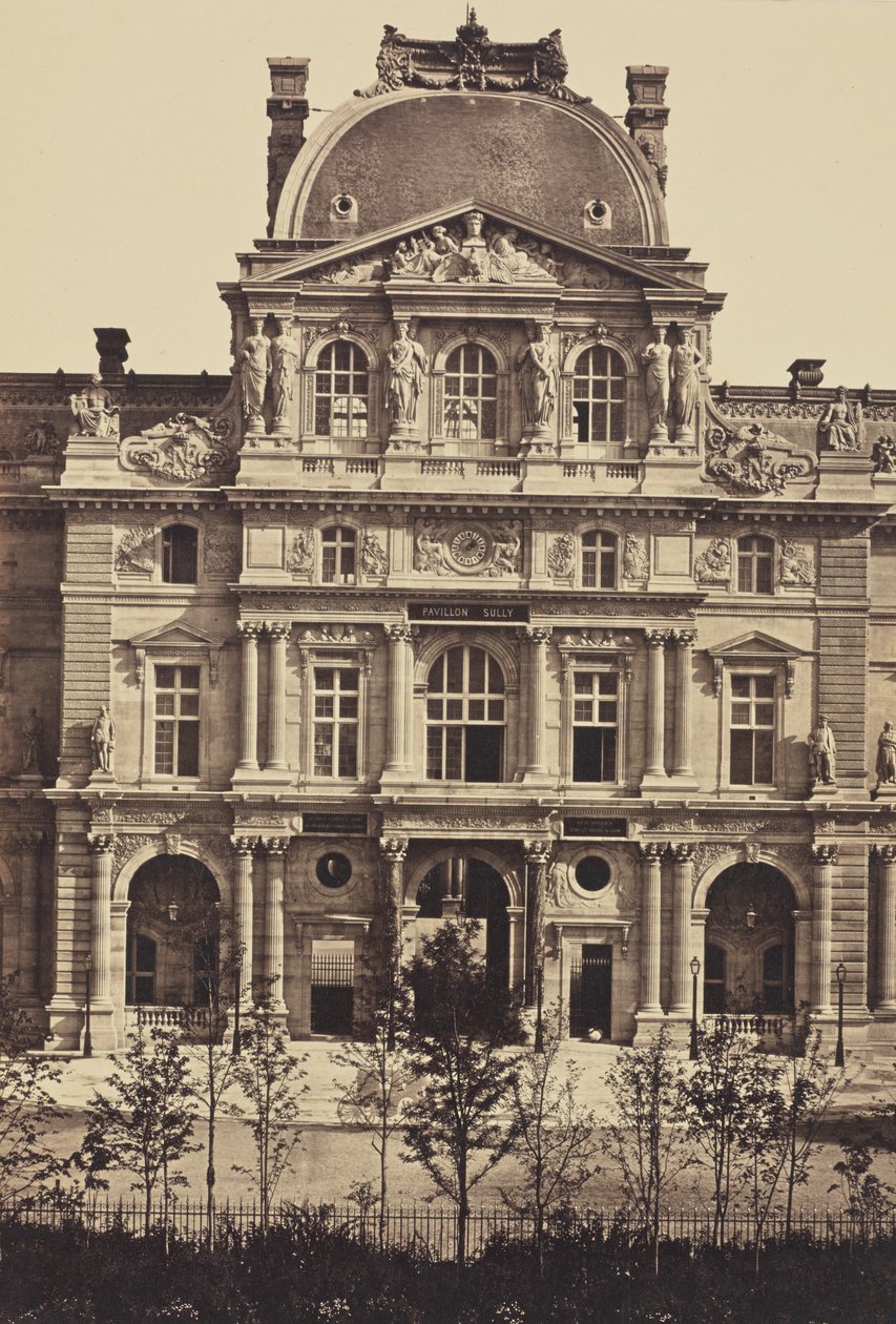 [Sully-paviljonki, Louvre, Pariisi] tekijältä Édouard Baldus
