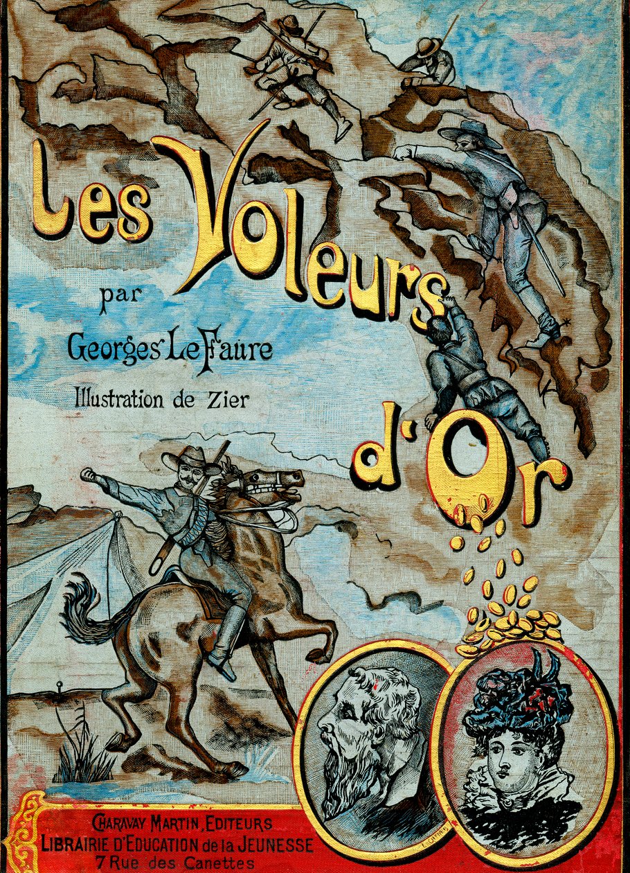 Seikkailuromaanin kansi: Les Thieves d