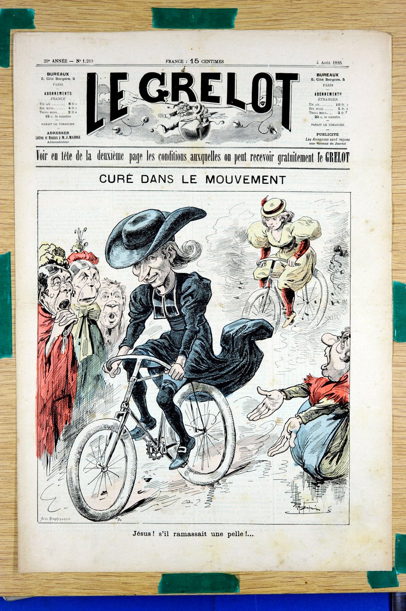 Kansi "" Le Grelot ", numero 1269, Satirique en Colors tekijältä Edouard Guillaumin Pepin