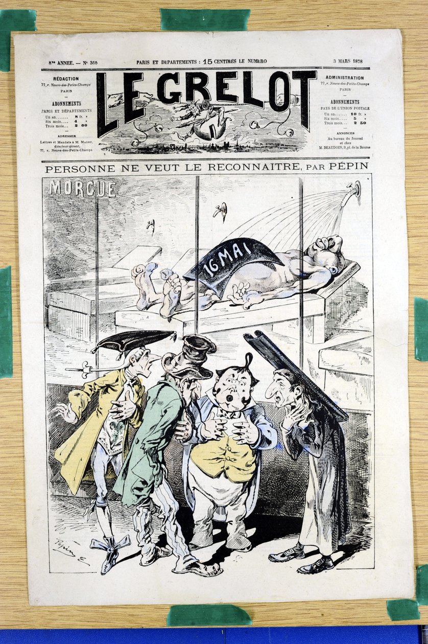 Kansi "" Le Grelot"", numero 360, Satirical in Colors tekijältä Edouard Guillaumin Pepin