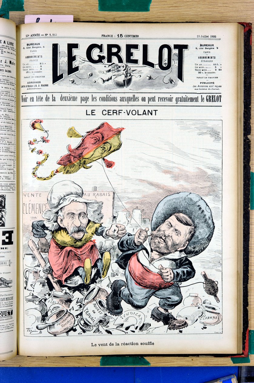 Portada de “”El Grelot””, Satíric en colors finlandesos tekijältä Edouard Guillaumin Pepin