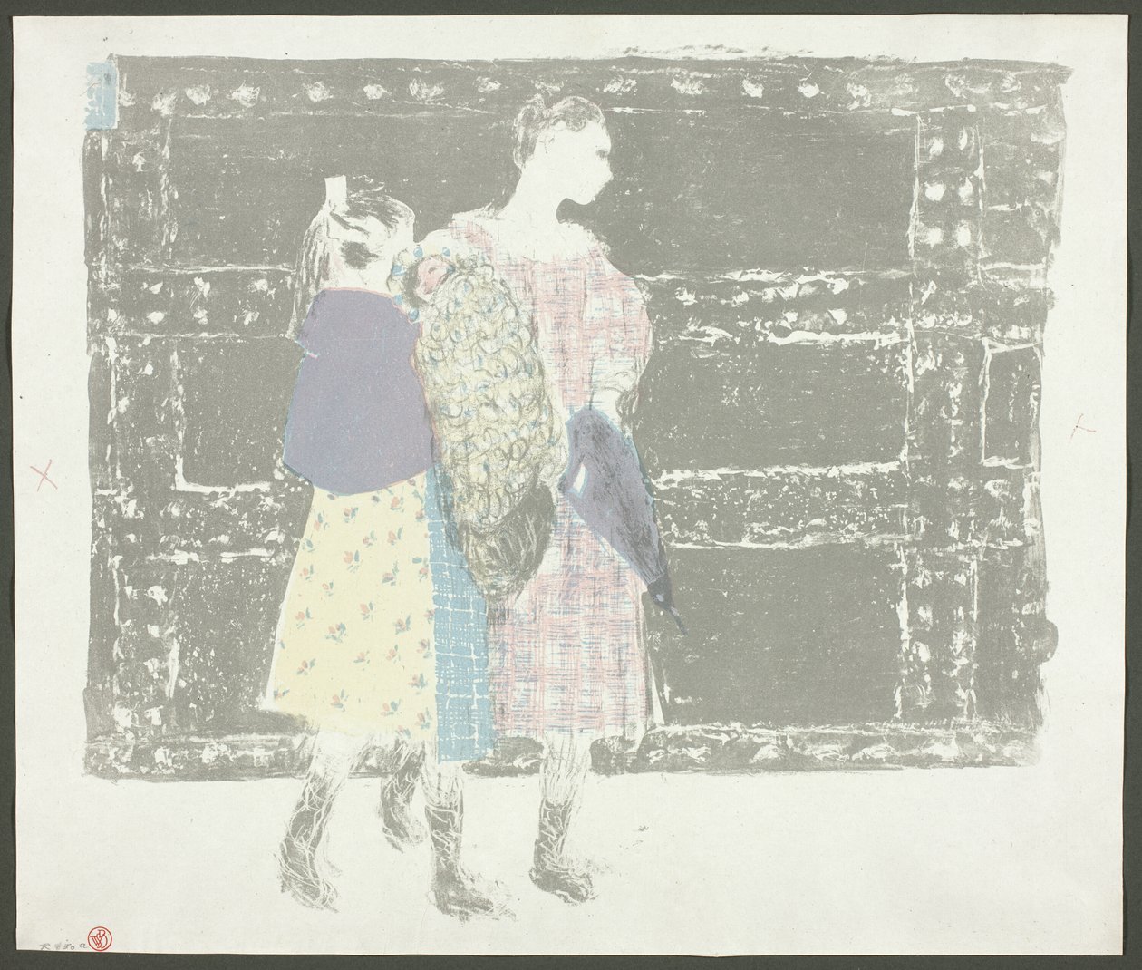Euroopan sillalla, levy yhdeksän teoksesta Maisemia ja sisätiloja. tekijältä Édouard Jean Vuillard
