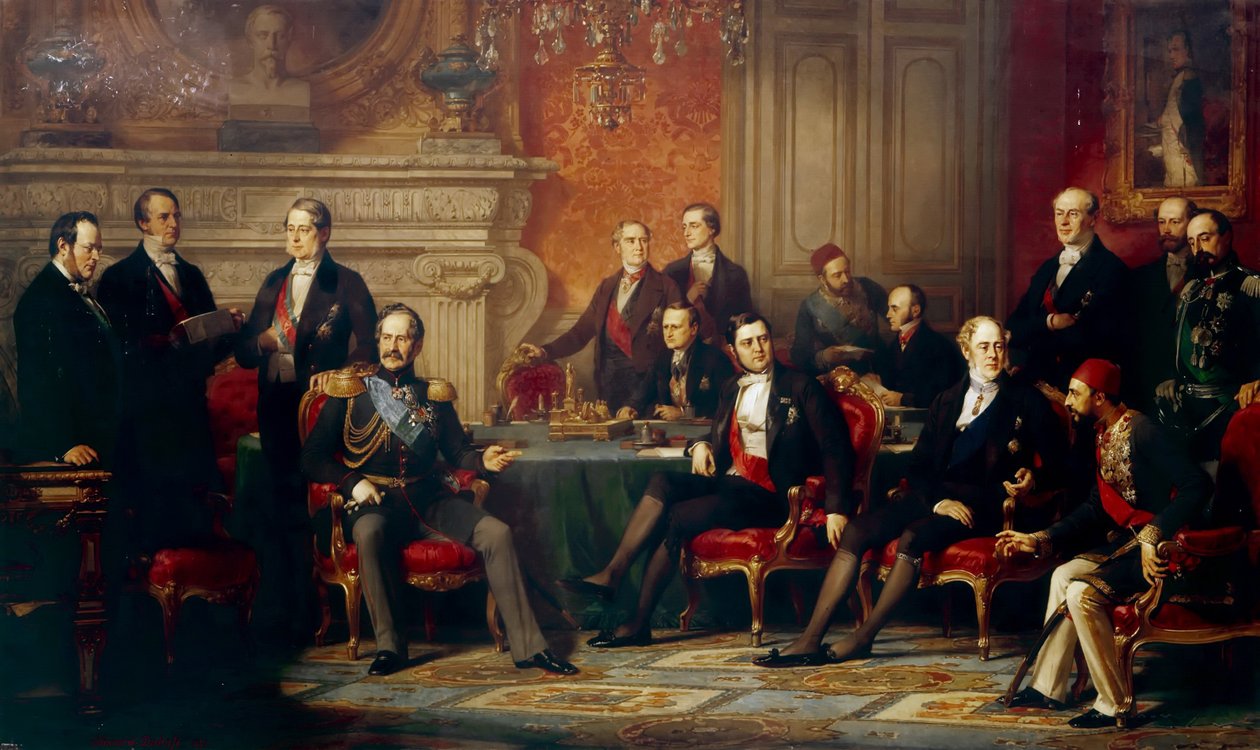 Pariisin kongressi vuonna 1856 tekijältä Edouard Louis Dubufe
