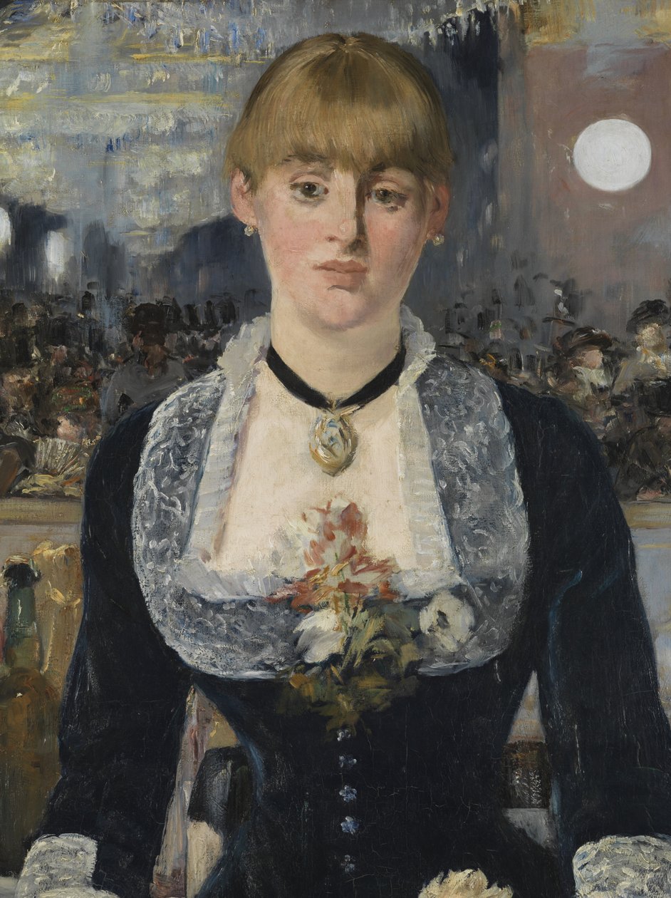 Baari Folies-Bergeressä, 1881-82 (yksityiskohta 2536) tekijältä Édouard Manet