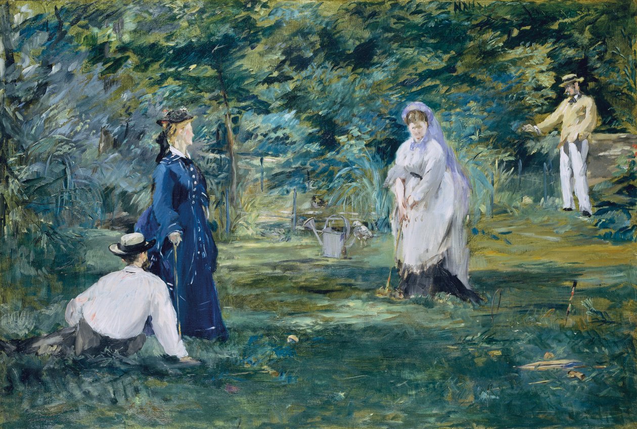Krokettipeli tekijältä Édouard Manet