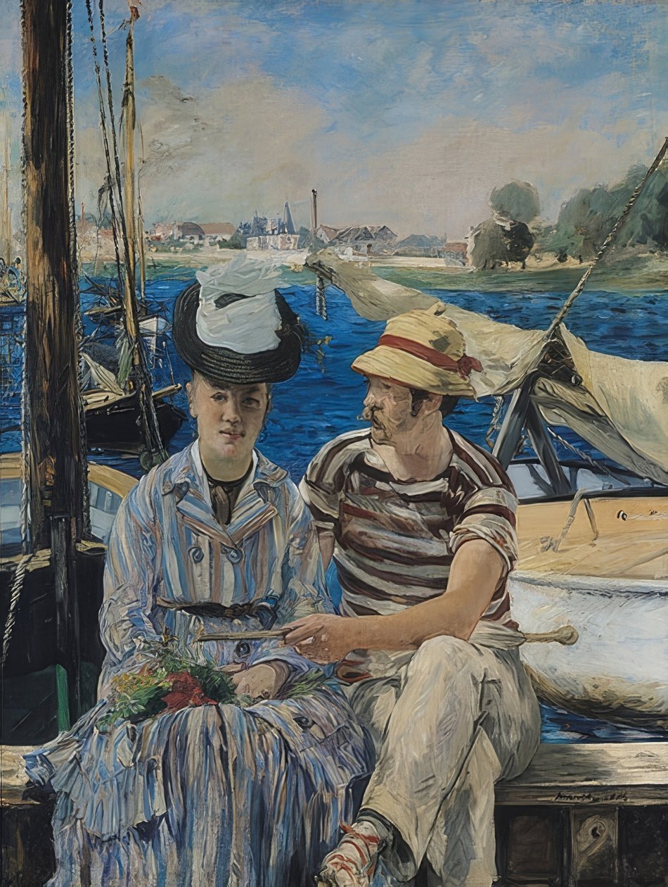 Argenteuil. 1874 tekijältä Édouard Manet