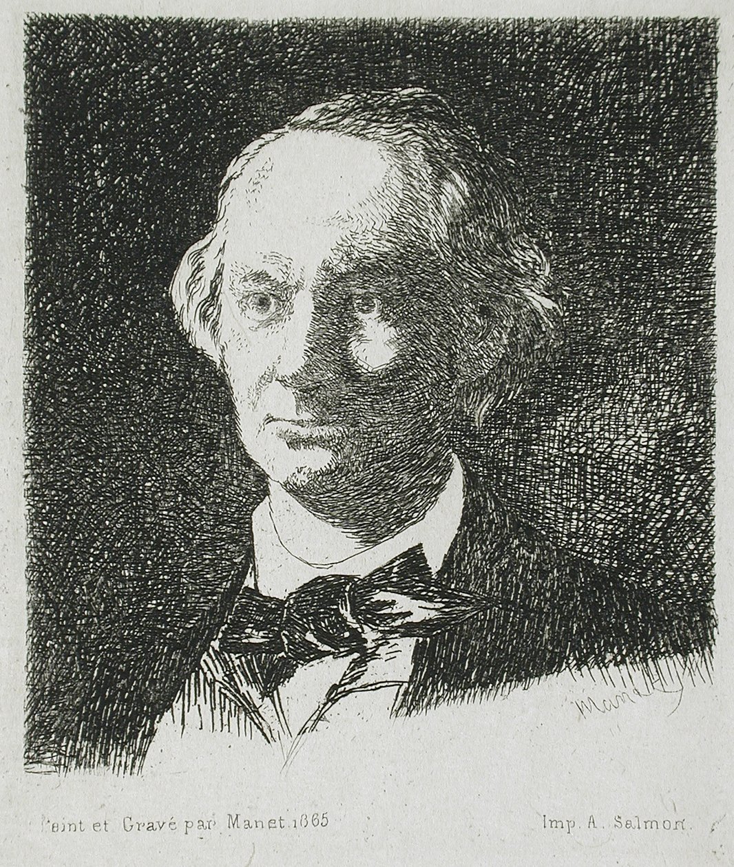 Baudelaire edestäpäin tekijältä Édouard Manet