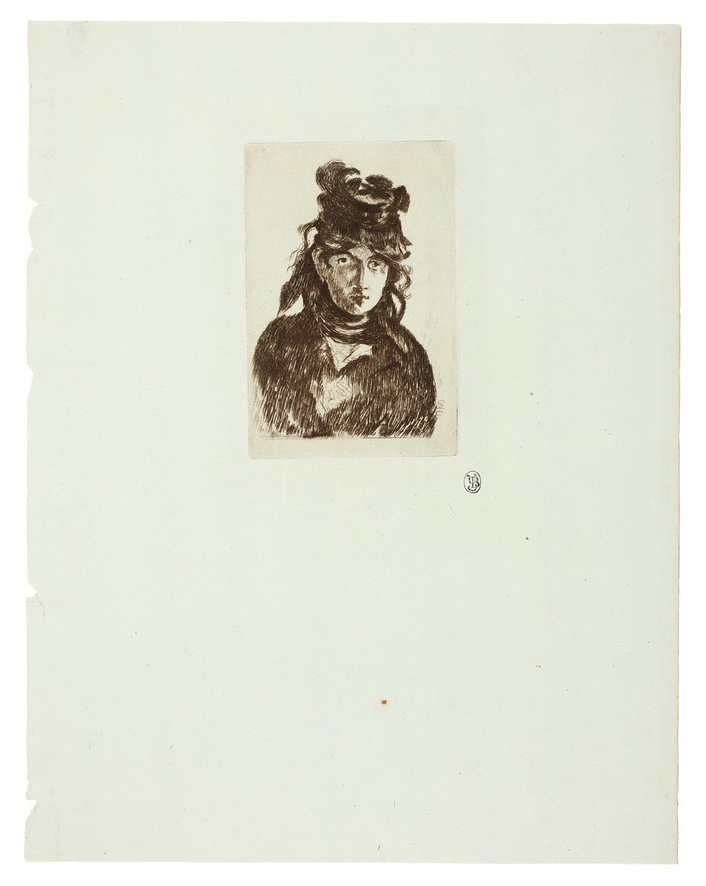 Berthe Morisot tekijältä Édouard Manet