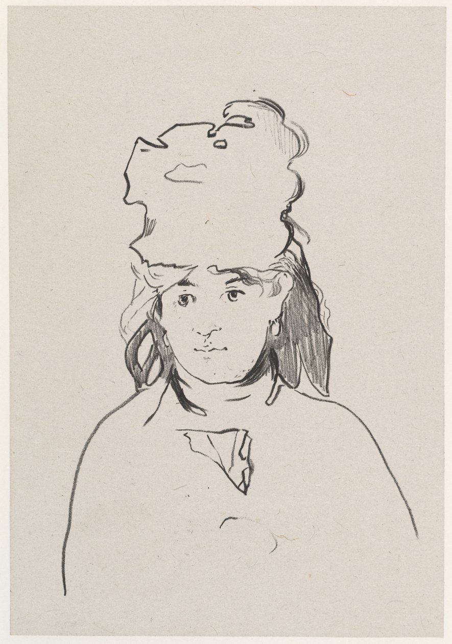 Berthe Morisot, 1872. tekijältä Édouard Manet