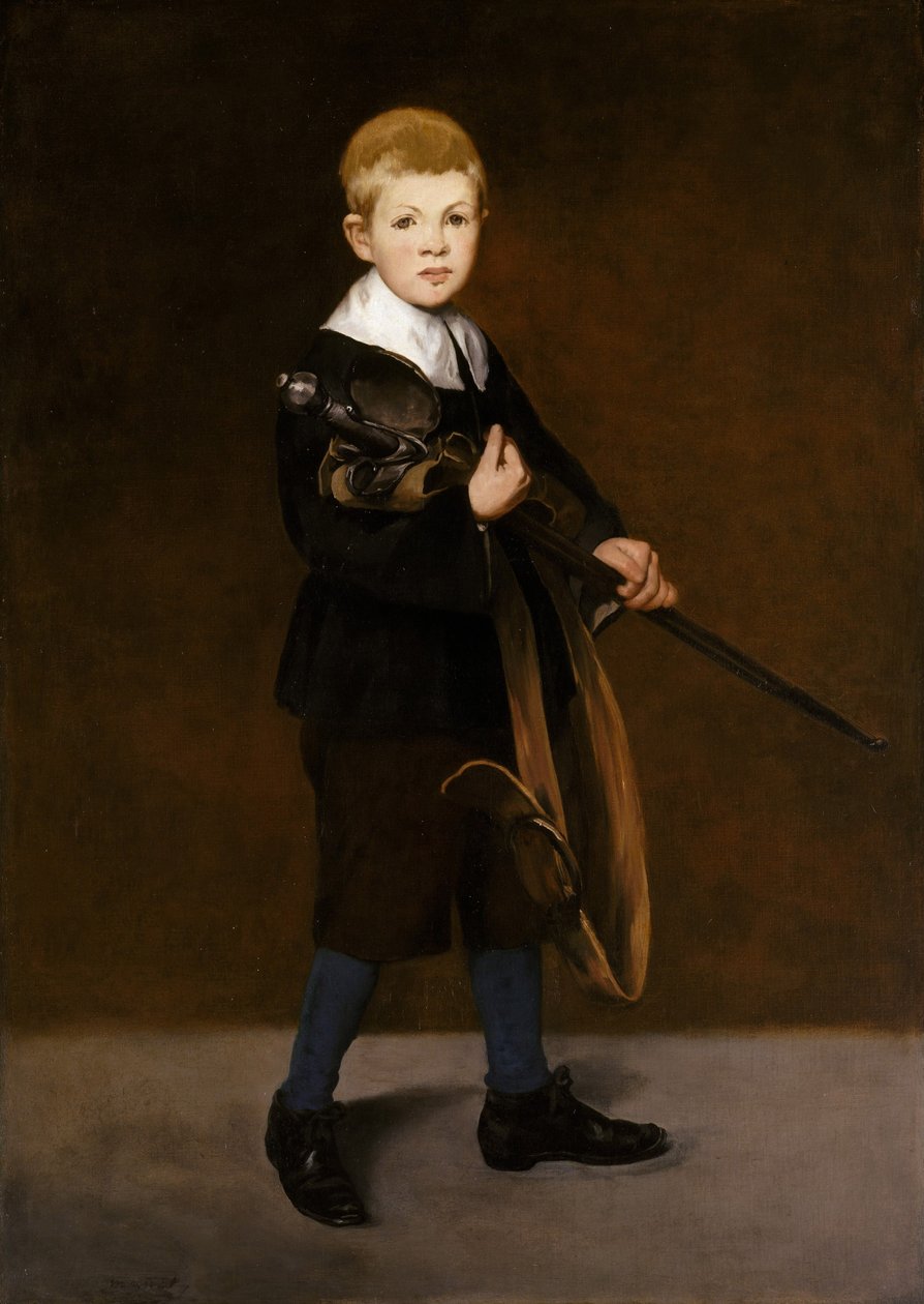 Poika miekalla tekijältä Édouard Manet