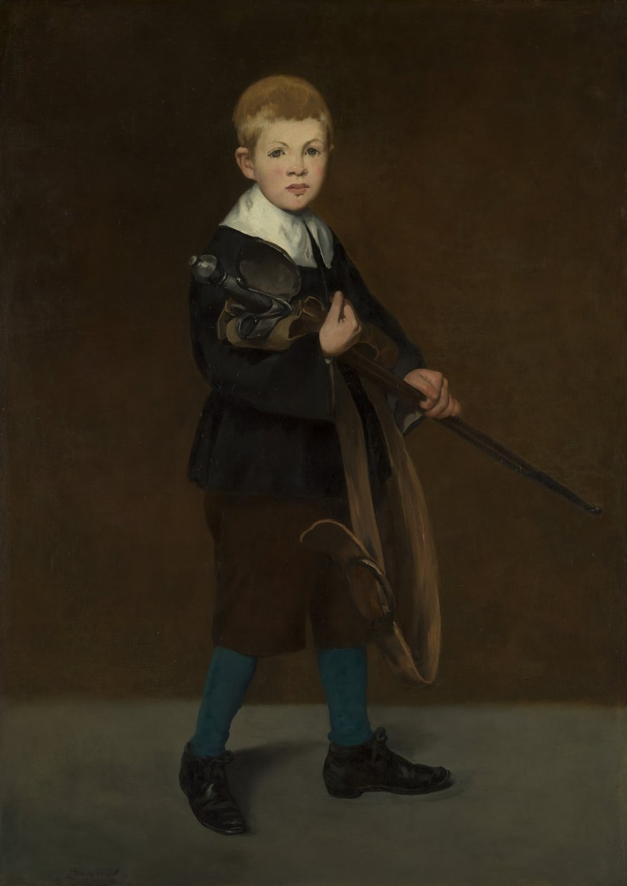 Poika miekalla, 1861. tekijältä Édouard Manet
