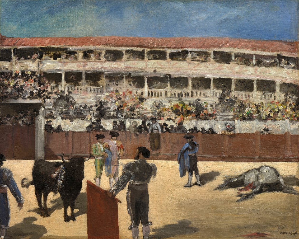 Härkätaistelu tekijältä Édouard Manet