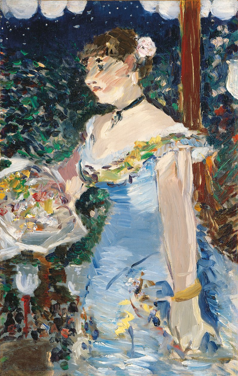 Kahvila-konserttilaulaja tekijältä Édouard Manet