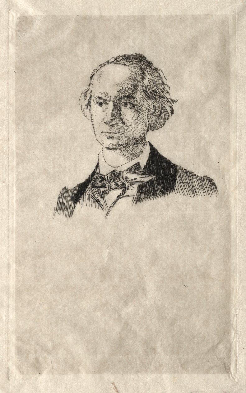 Charles Baudelaire, 1865. tekijältä Édouard Manet