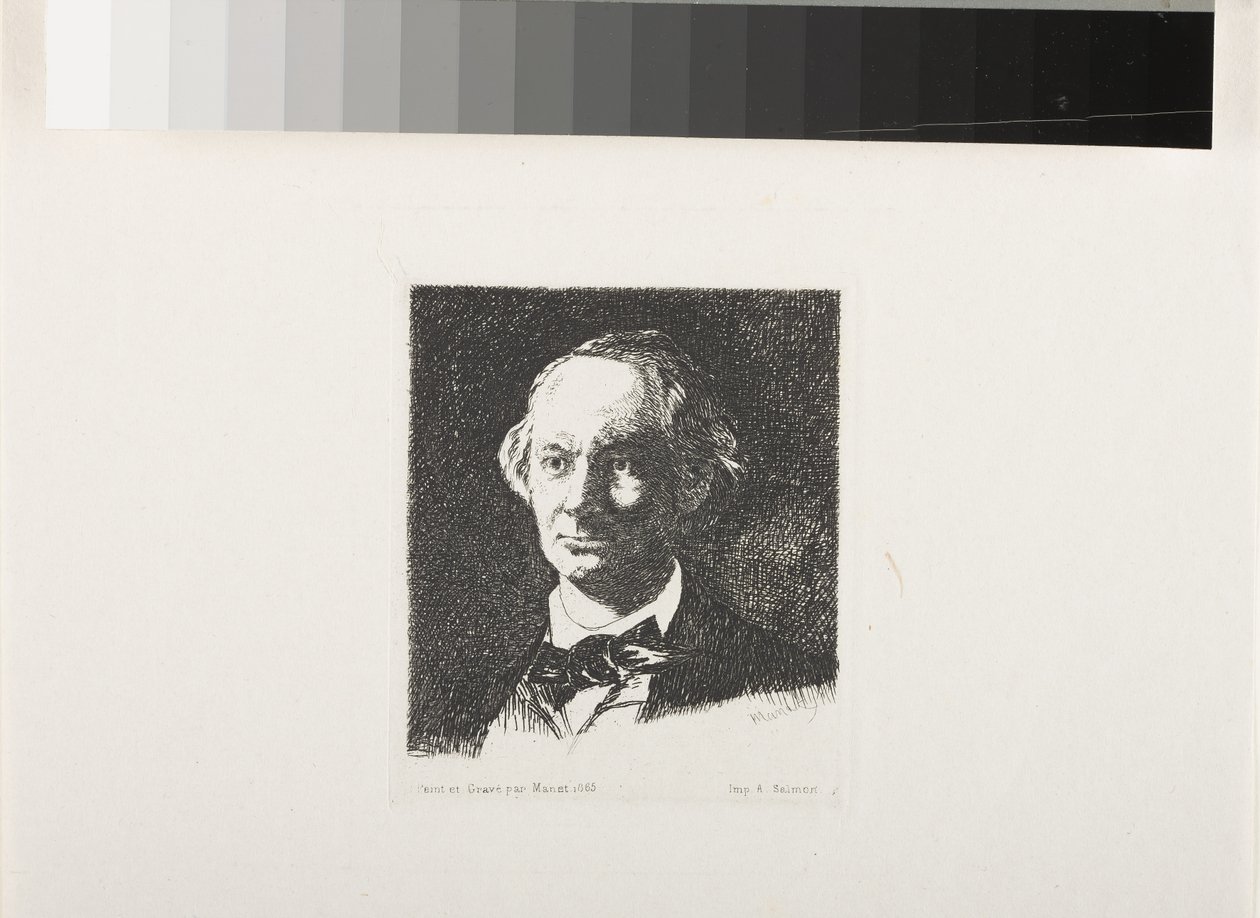 Charles Baudelaire, Full Face III tekijältä Édouard Manet