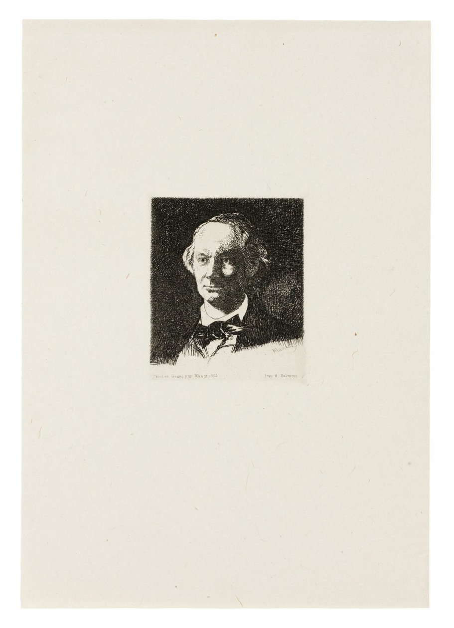 Charles Baudelaire, Full Face III tekijältä Édouard Manet