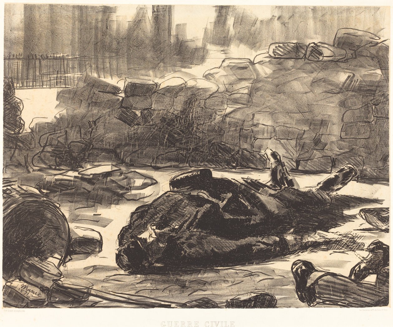 Sisällissota Sisällissota, 1871. tekijältä Édouard Manet
