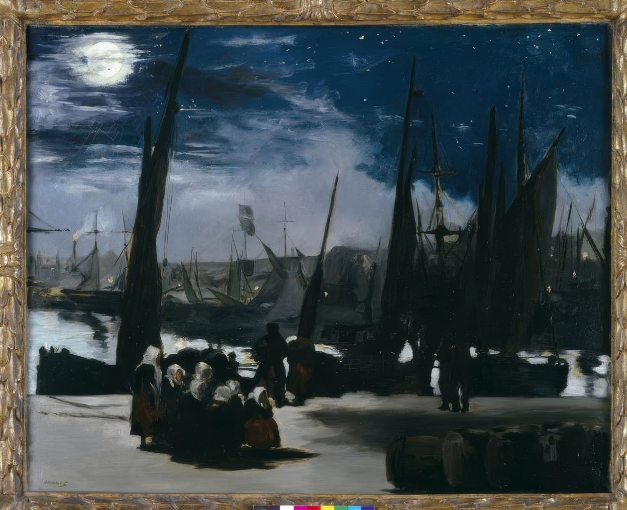 Clair de Lune Boulognen satamassa tekijältä Édouard Manet