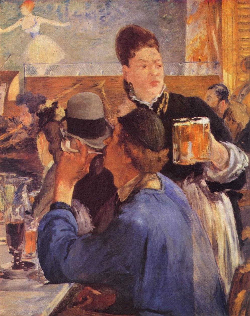 Kahvilakonsertin kulma tekijältä Édouard Manet