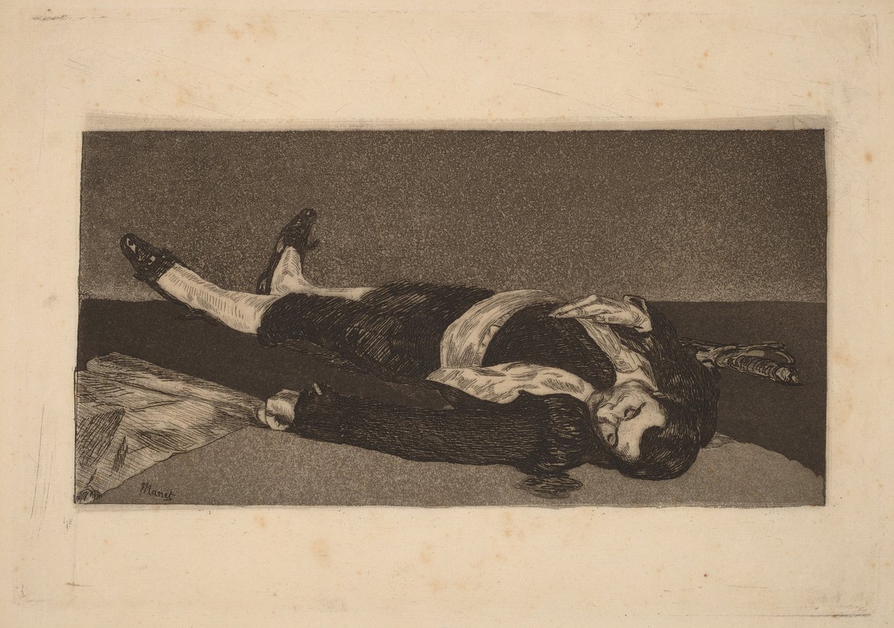 Kuollut härkätaistelija tekijältä Édouard Manet