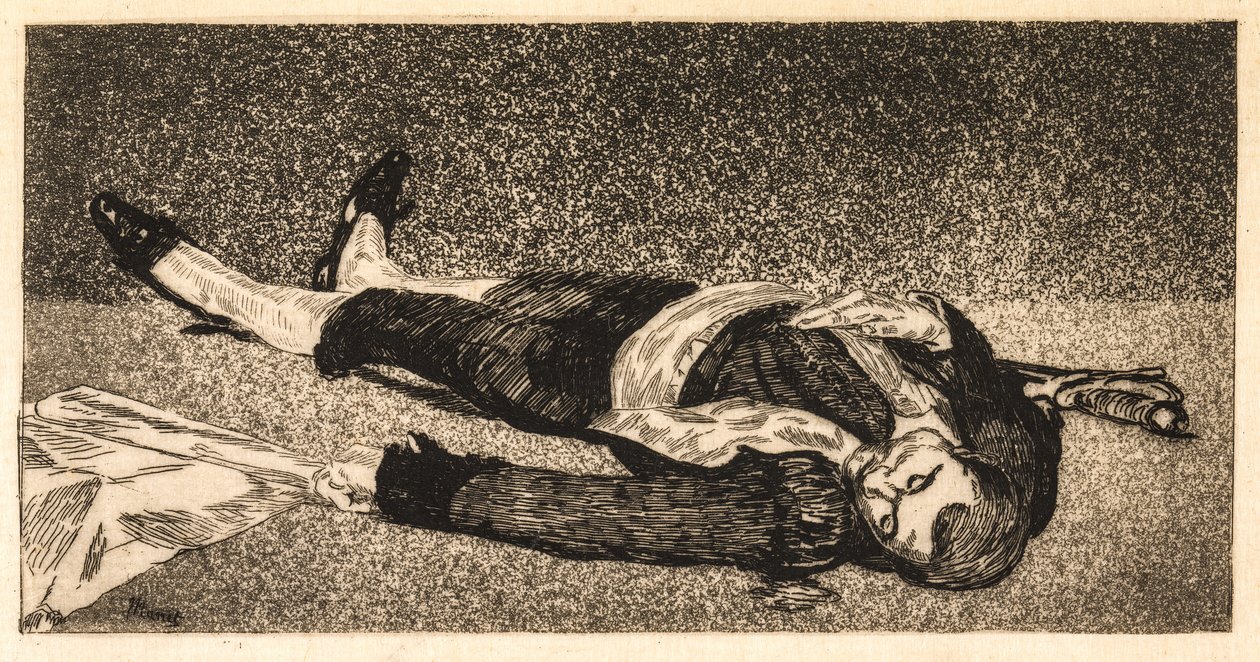 Kuollut härkätaistelija tekijältä Édouard Manet