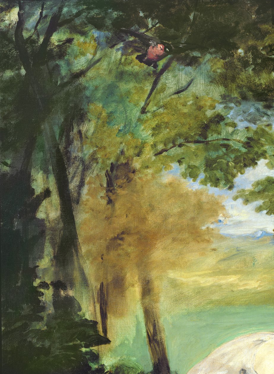 Lounas ruoholla, 1863 tekijältä Édouard Manet
